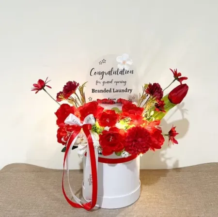 Bloom Box Akrilik Ucapan Grand Opening Batu